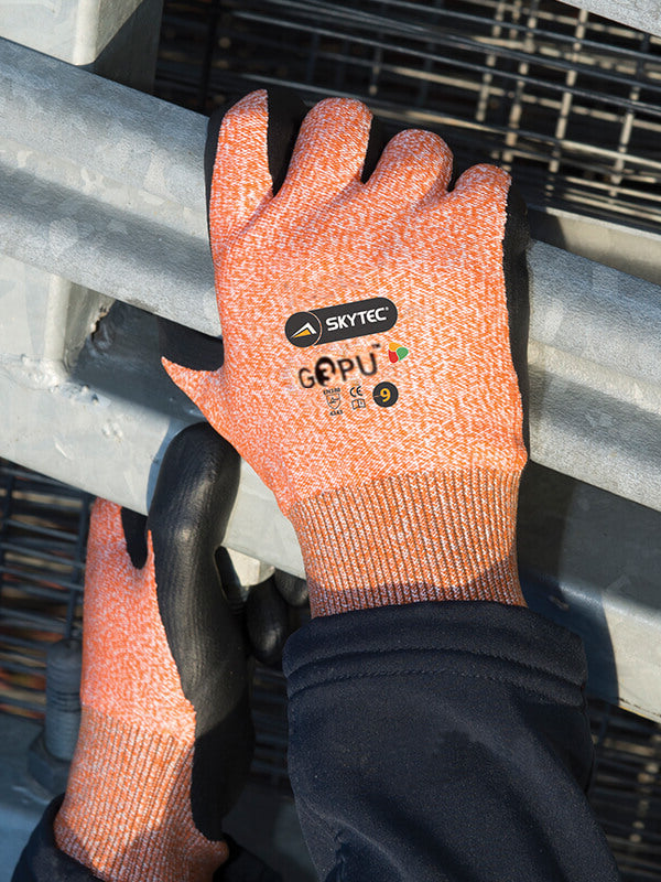 Skytec G3PU Safety Gloves PU Palm Coated Cut Level 3 Resistant