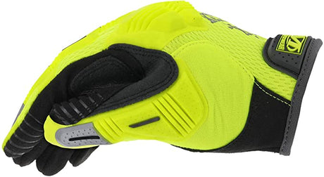 Mechanix Hi-Viz M-Pact Work Gloves Impact Protection High Visibility Yellow
