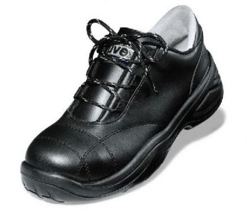 Uvex 8675 Womens Litegrip Safety Shoe Black Antistatic Leather Black