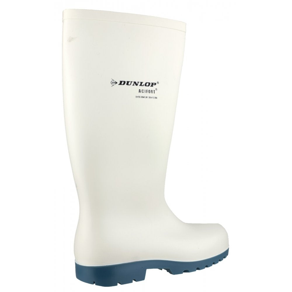 Dunlop Acifort A681331 SB SRA Safety Wellington Boot White - Size UK8