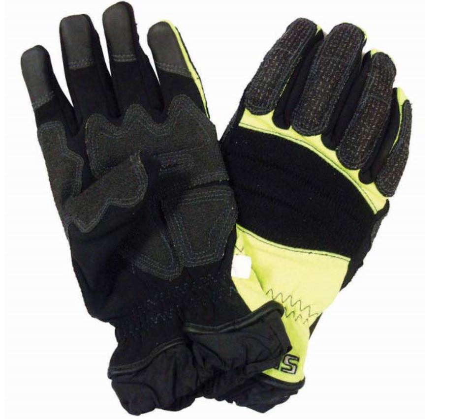 Shelby 2500 Durable and Lightweight Extraction & Rescue Gloves Black\Yellow