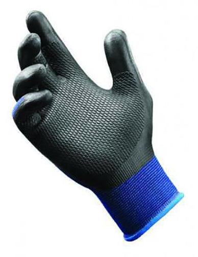 Showa Globus Black & Blue Nitrile Coated Foam Grip Glove 380 (3.1.2.1)