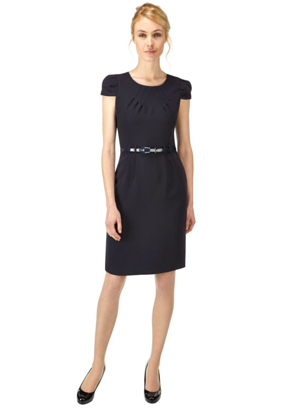 Skopes CorporateWear Gigi WWD251 Navy Shift Women Dress