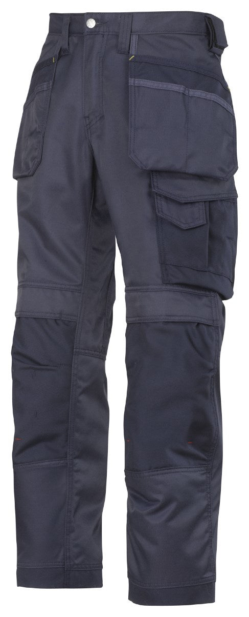 Snickers 3212 Navy DuraTwill Holster Pocket Craftsmen Work Trousers