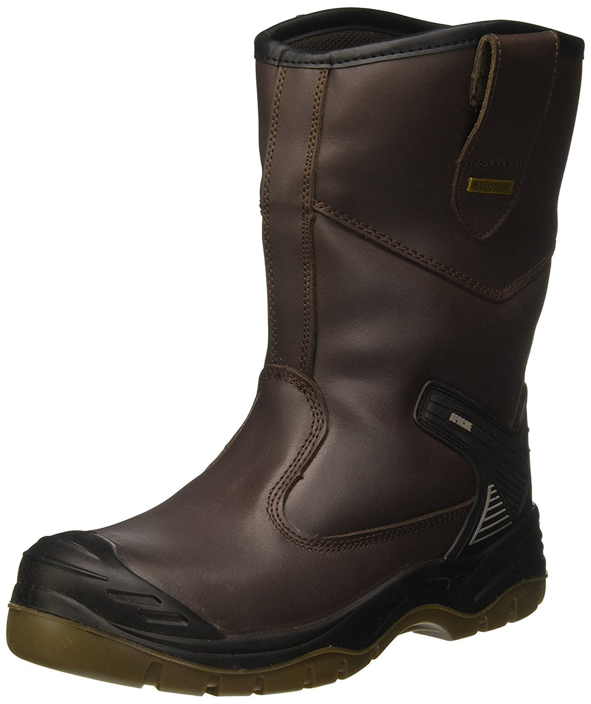 Sterling Apache AP305 Brown Leather S3 Safety Rigger Boots