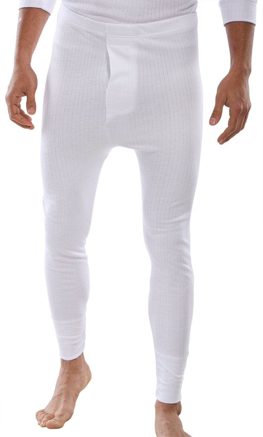 Beeswift THLJW Men Thermal Long John White