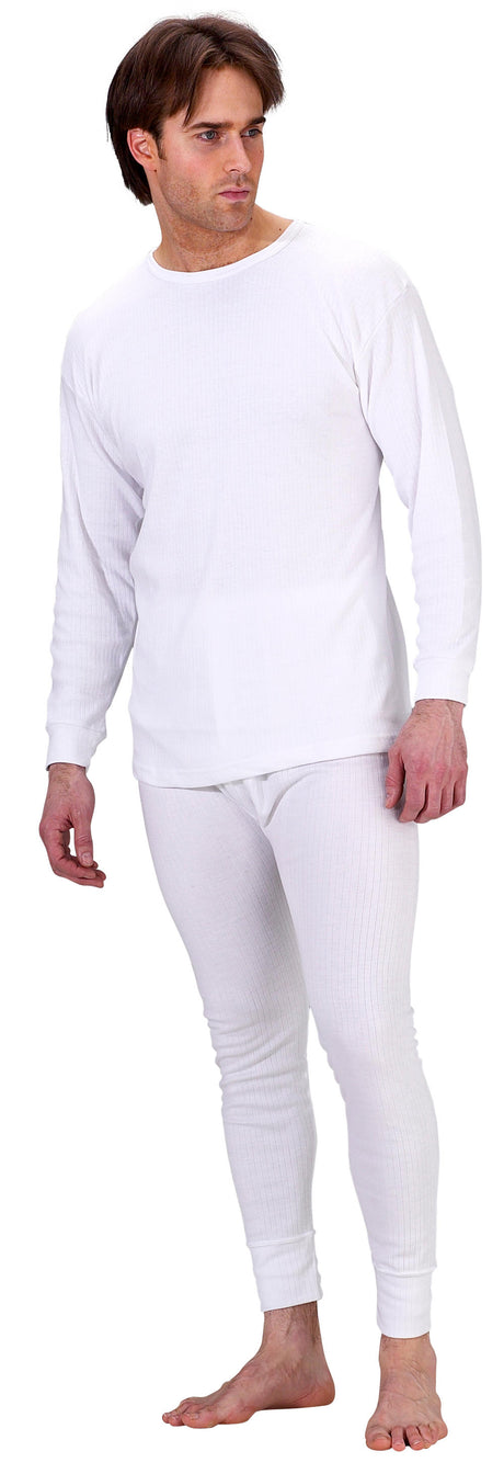 Beeswift THLJW Men Thermal Long John White