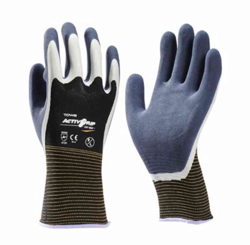 Towa ActivGrip XA-324 Work Gloves Latex Coating