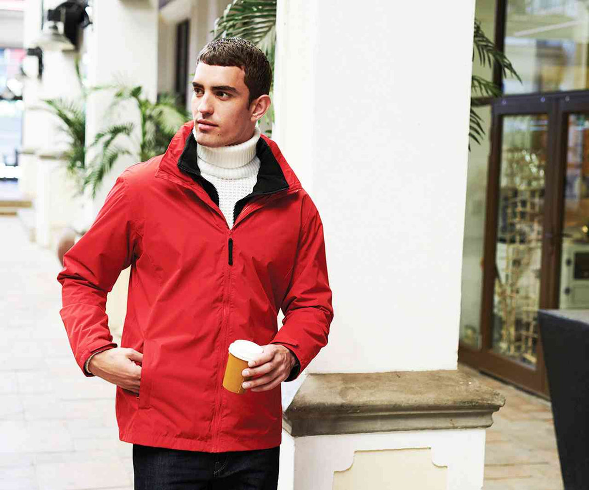 Regatta TRA150 Classic 3 In 1 Men Rain Jacket Red/Black