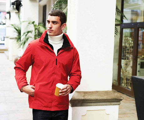 Regatta TRA150 Classic 3 In 1 Men Rain Jacket Red/Black
