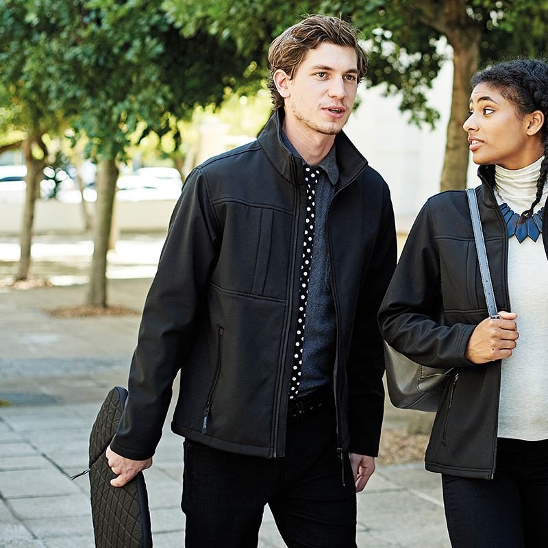 Regatta TRA688 Octogon 3-Layer Softshell Jacket Black