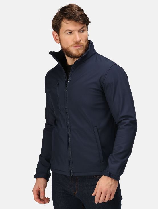 Regatta TRA688 Octogon 3-Layer Softshell Jacket Navy