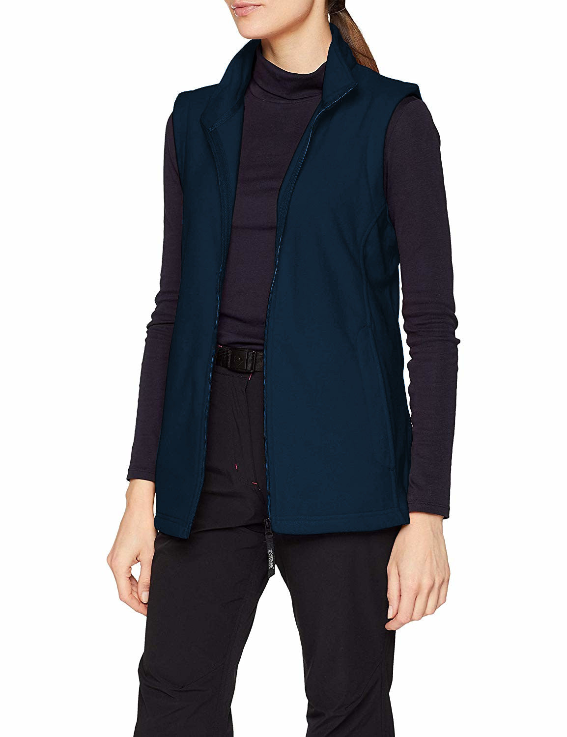 Regatta TRA802 Shaped Fit Navy Microfleece Ladies Bodywarmer