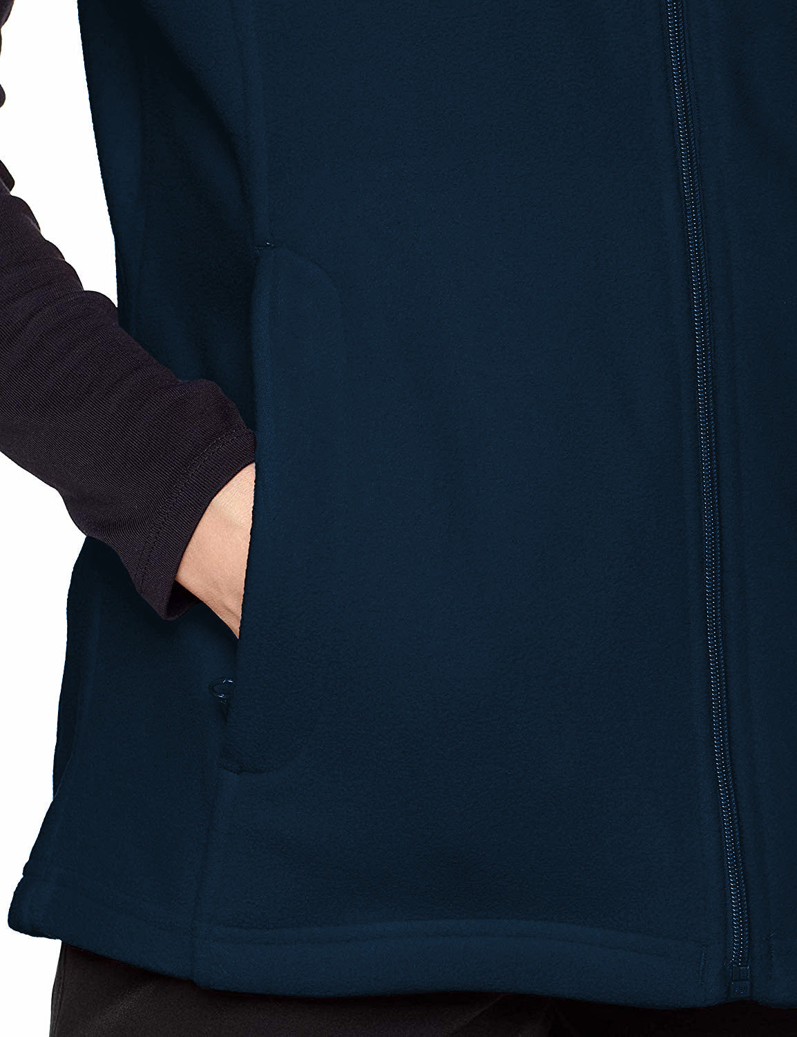 Regatta TRA802 Shaped Fit Navy Microfleece Ladies Bodywarmer