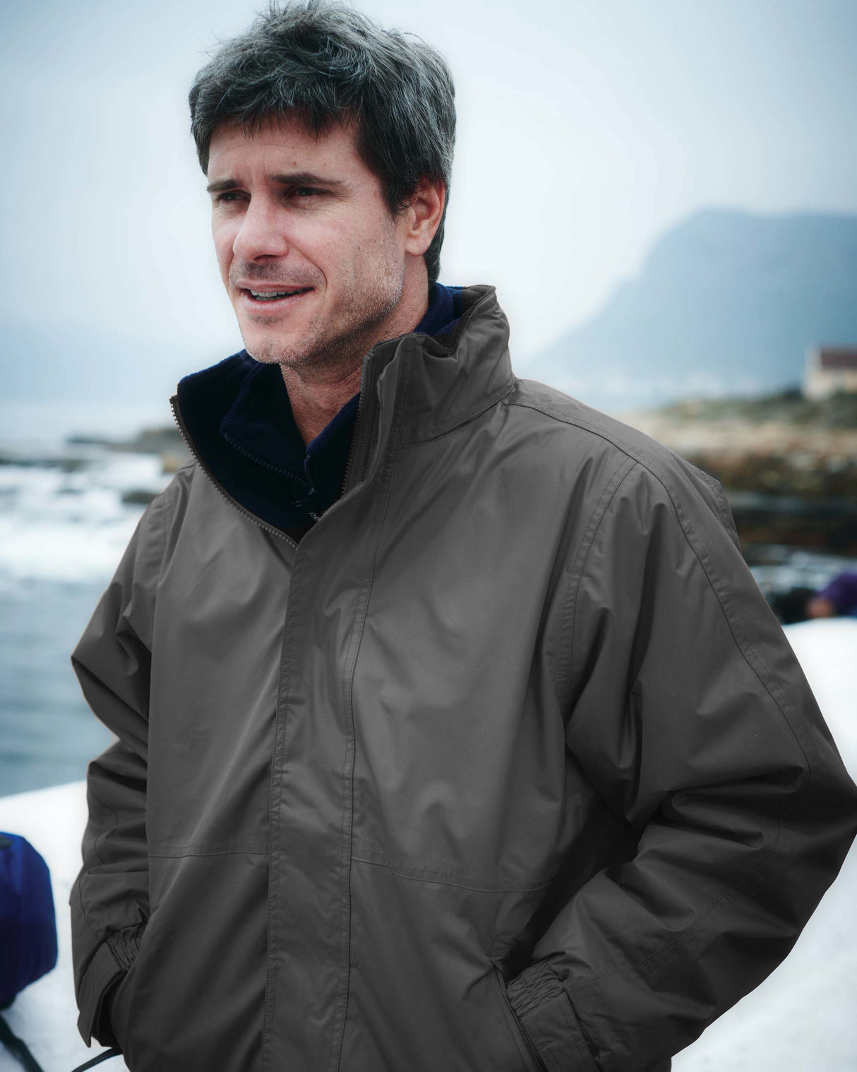 Regatta TRW297 Dover Jacket Size S - XXL Waterproof Hydrafort Fleece Lined Seal Grey
