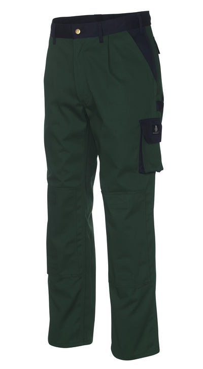Mascot Torino Men Work Two Tone Polycotton Trousers with Knee Pad Pockets
