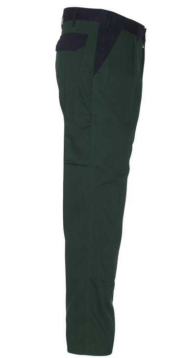 Mascot Torino Men Work Two Tone Polycotton Trousers with Knee Pad Pockets