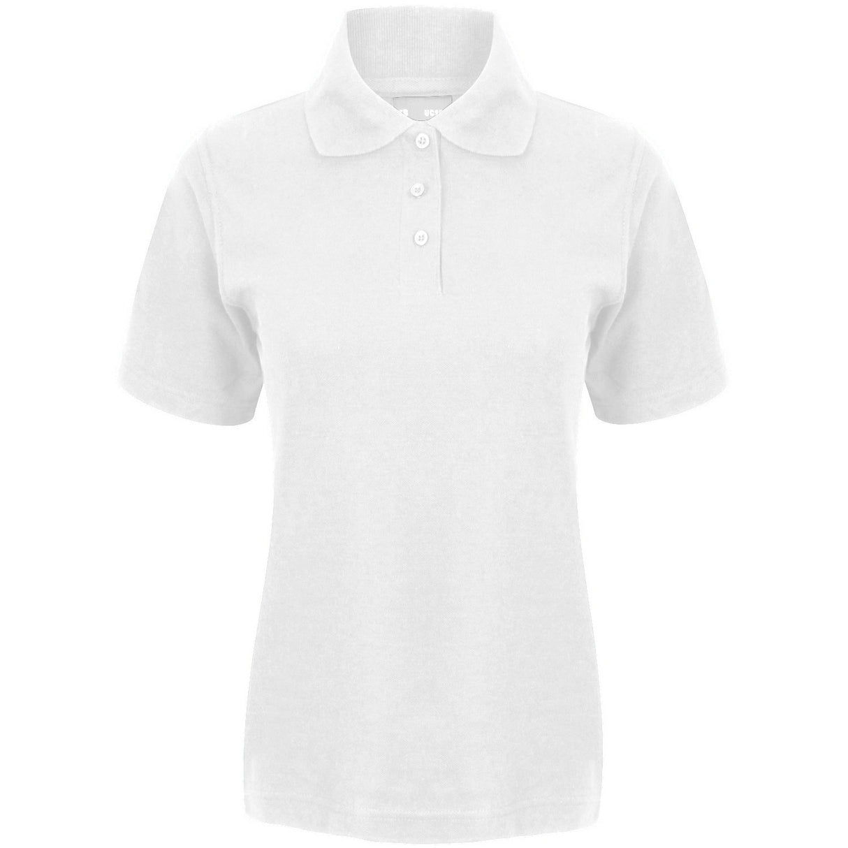 Uneek UC106 Ladies Polo Shirt Short Sleeves White
