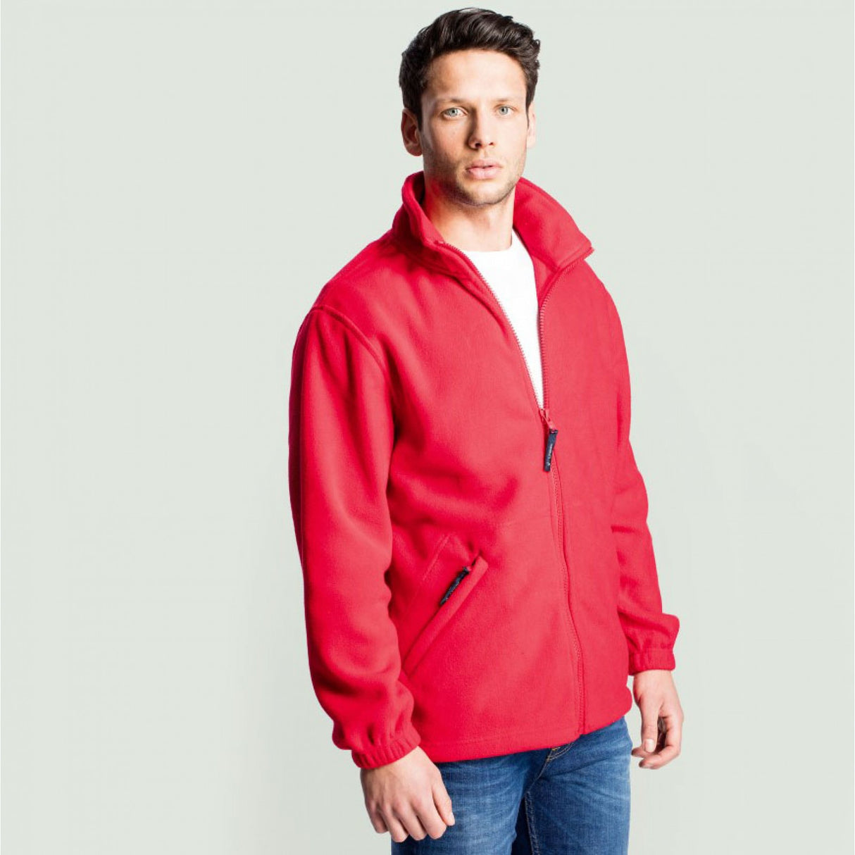 Uneek UC604 Classic Men Fleece Jacket Red