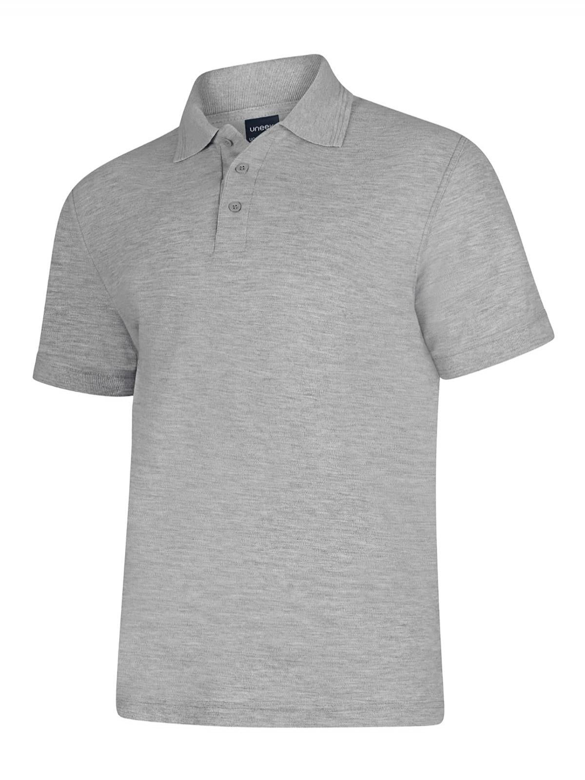 Uneek Essential 220gsm Short Sleeve PolycottonPolo Shirt UC108 - Grey