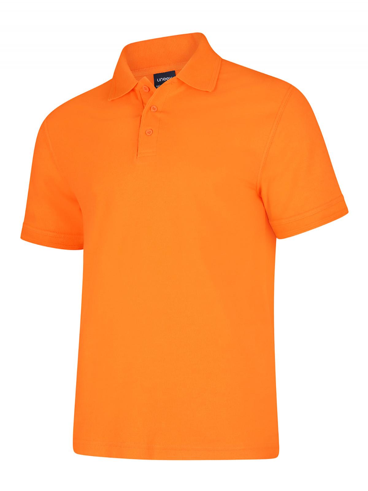 Uneek Essential 220gsm Short Sleeve PolycottonPolo Shirt UC108 - Orange