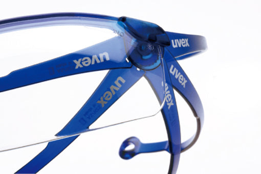 Uvex Gravity Zero Safety Spectacle 9191 Perfect Fit Rubber Arms Clear Lens EN166