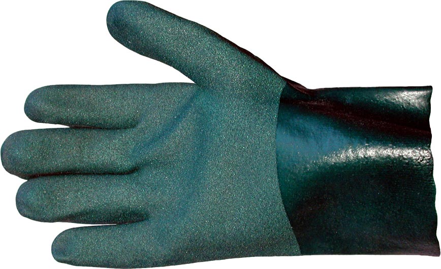 Ultimate Industrial V327 Green Double Dipped 11" Gauntlet Size 10