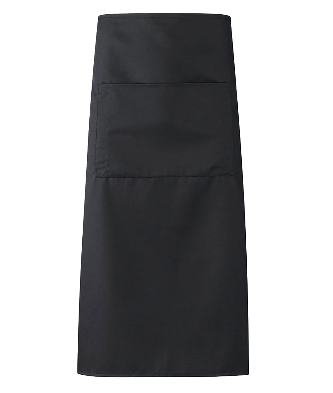 Orbit International CCAP4 Polycotton Black Unisex Long Apron