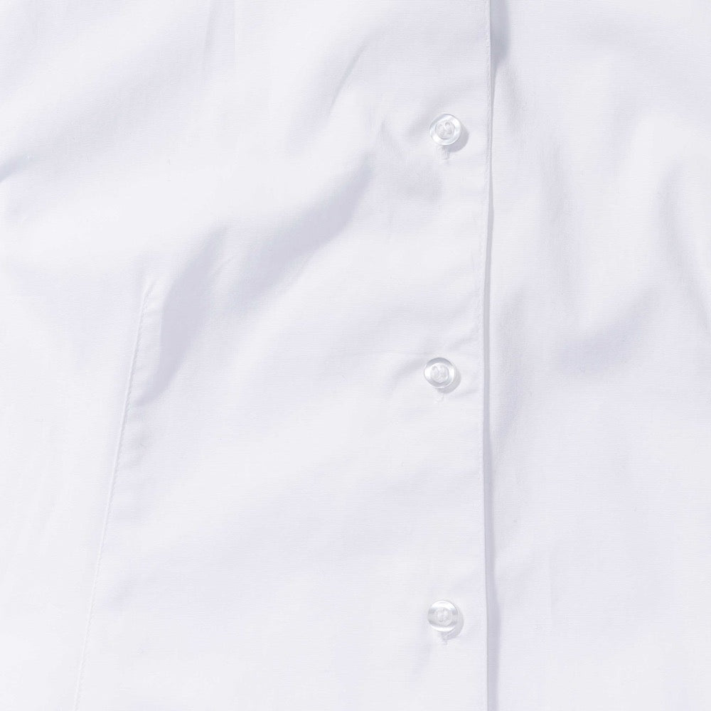 Russell Collection 947F Short Sleeve White Ladies Fitted Shirt