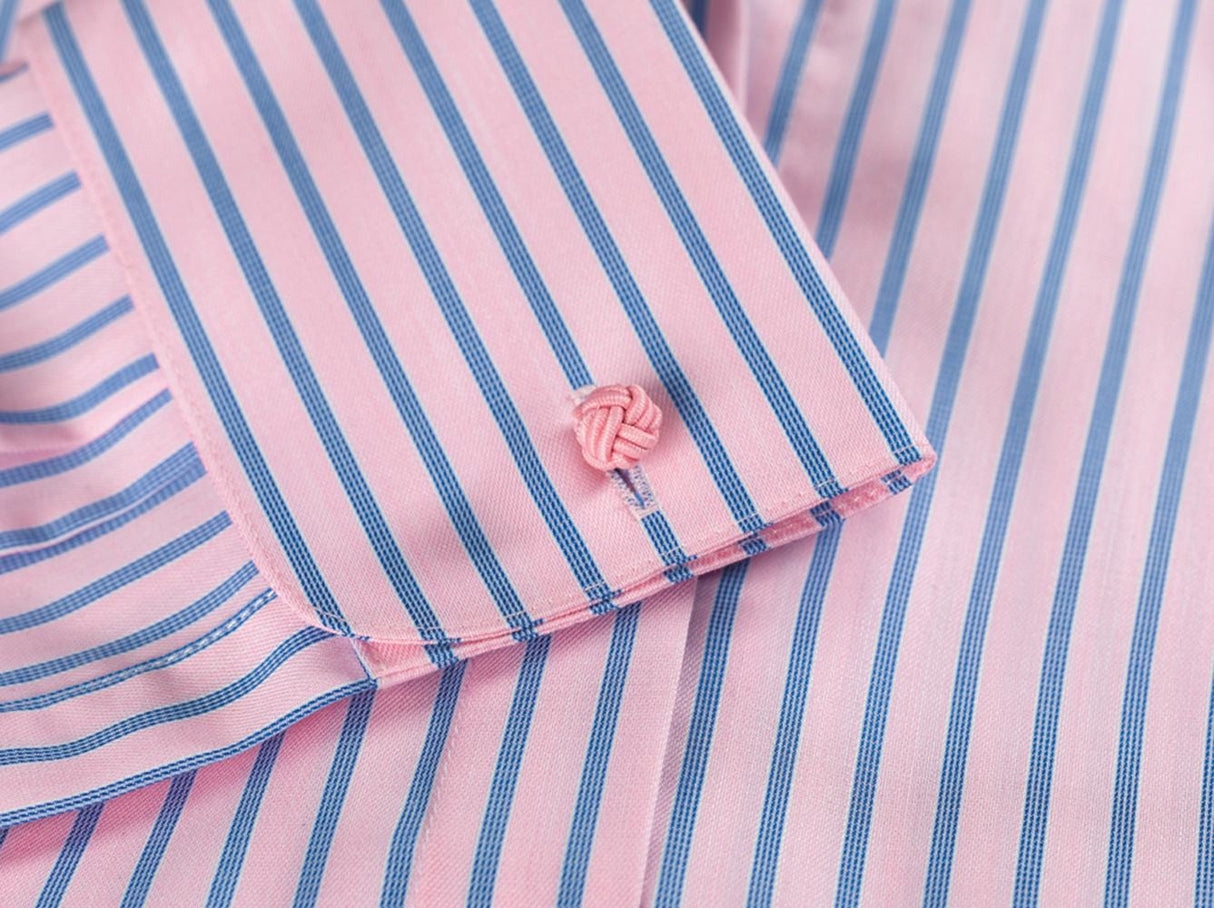 Brook Taverner Solaro Long Sleeve Pink\Blue Ladies Blouse, Size - 12