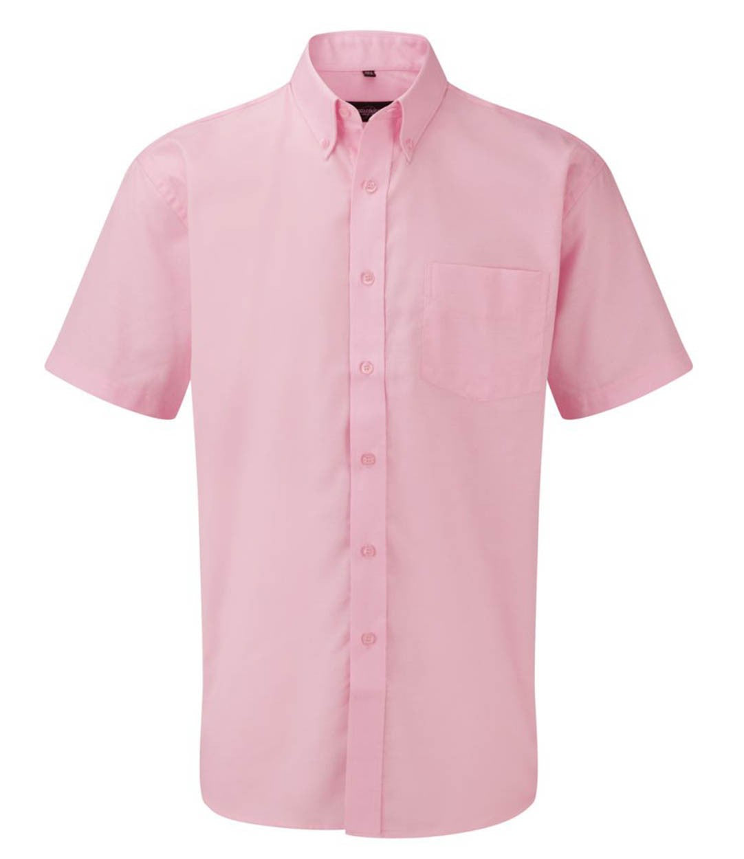 Russell Collection 933M Men Short Sleeve Easy Care Oxford Shirt, Size - 18