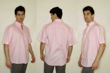 Russell Collection 933M Men Short Sleeve Easy Care Oxford Shirt, Size - 18