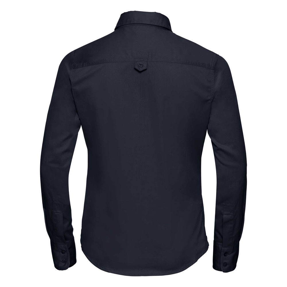 Russell Collection 916F Ladies Classic Twill Shirt Long Sleeve, Size - 12