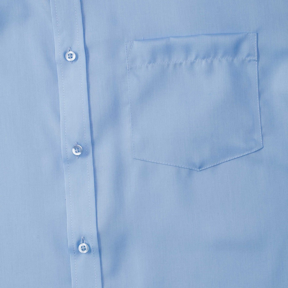 Russell Collection 956M Ultimate Long Sleeve Non-Iron Blue Men Shirt