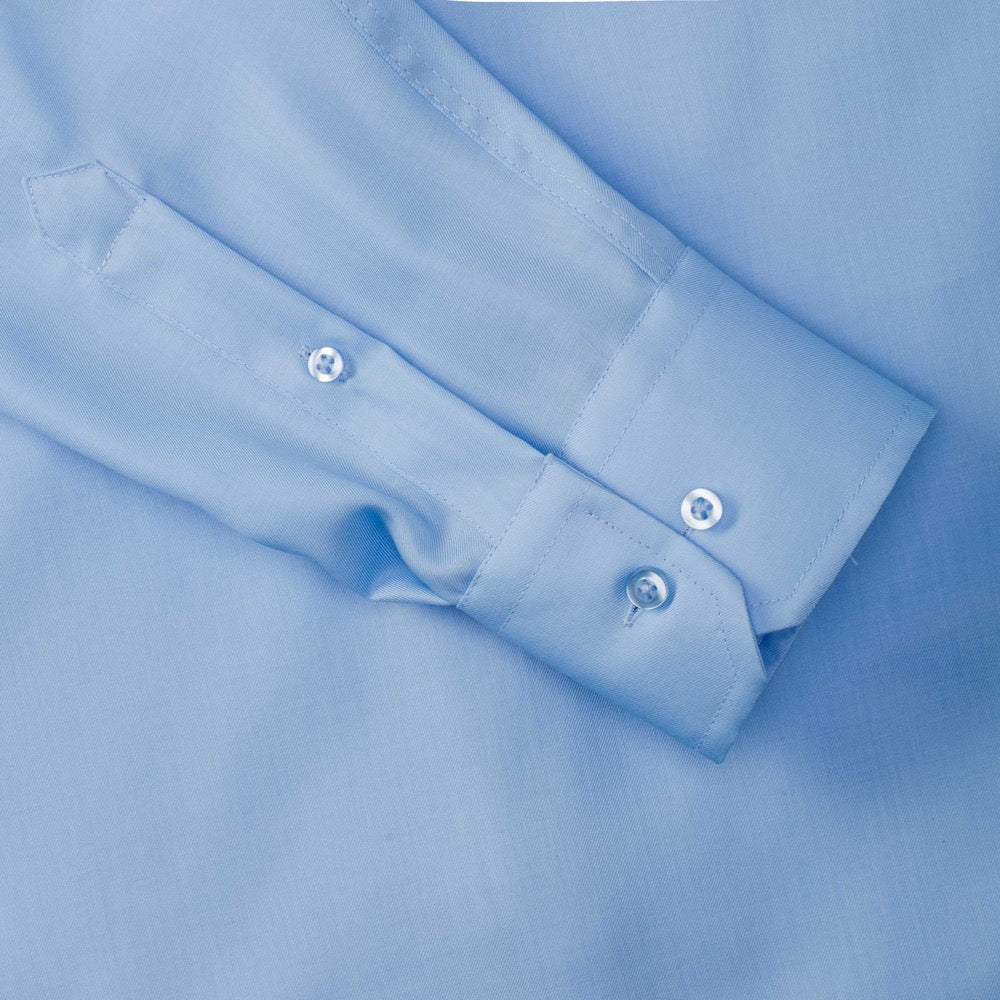 Russell Collection 956M Ultimate Long Sleeve Non-Iron Blue Men Shirt