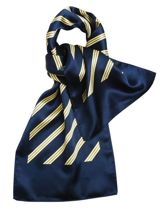 Premier PR734 Striped Ladies Scarf Navy/Cream