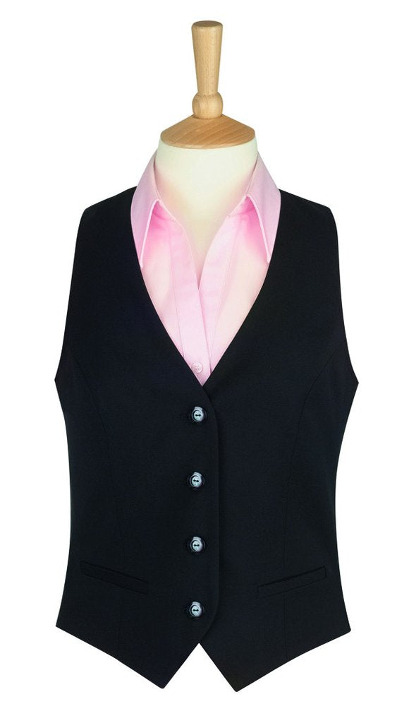 Brook Taverner 2192D Bergamo Ladies Waistcoat Black