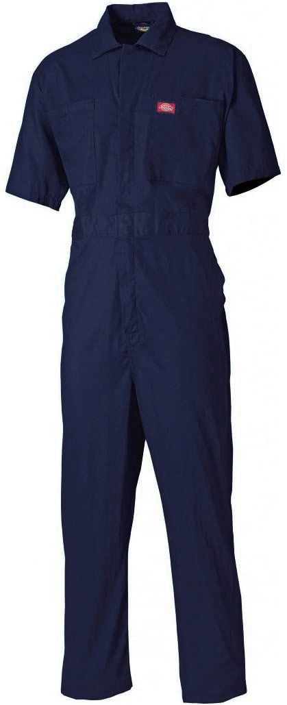 Dickies WD3399 Men Short Sleeve Coverall Polycotton Navy Size 52