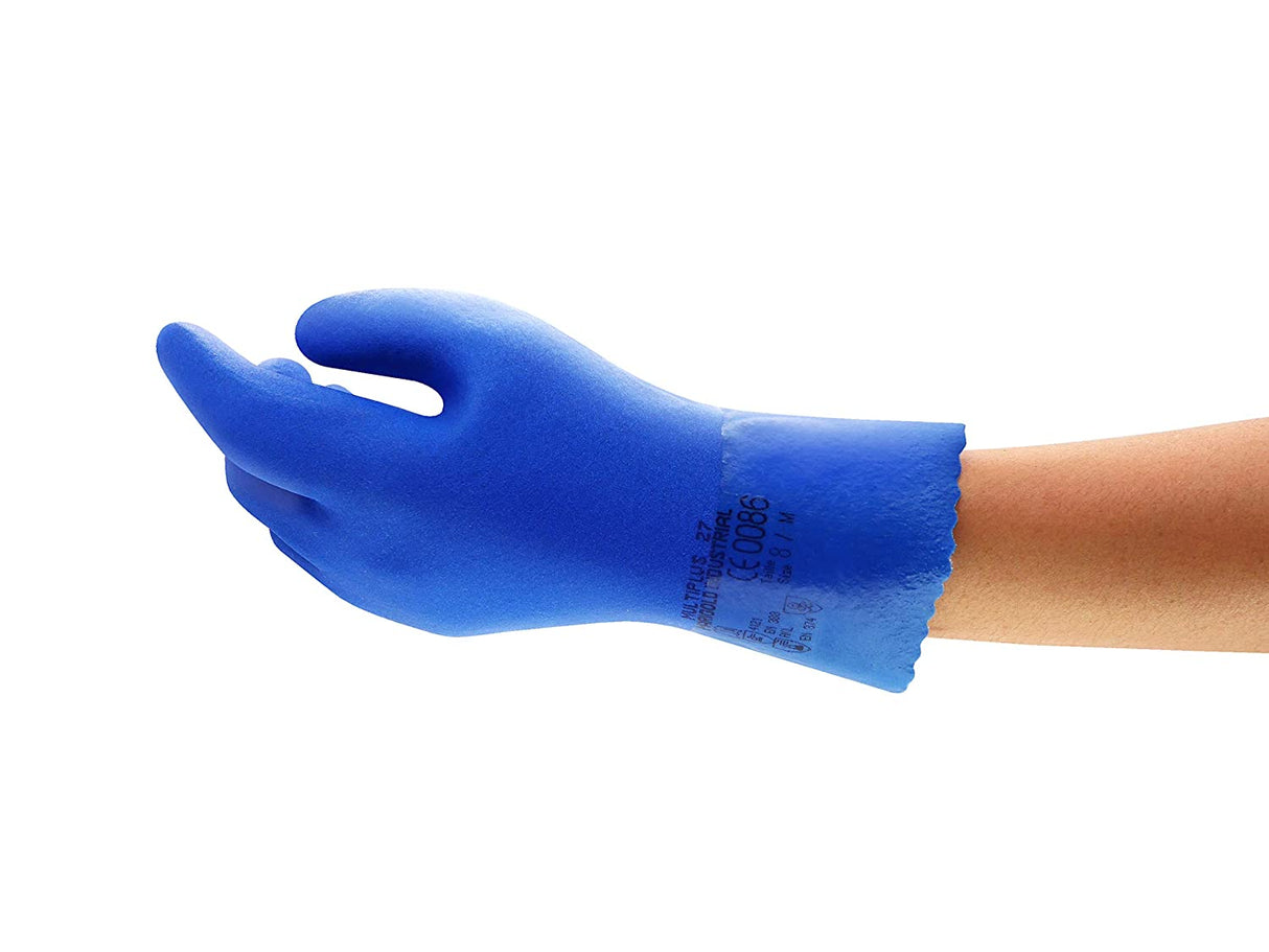 Ansell MultiPlus 27 PVC Safety Gloves Chemical & Liquid Protection