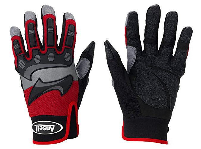 Ansell 97-975 Projex Series Heavy Duty Impact Gloves - Red