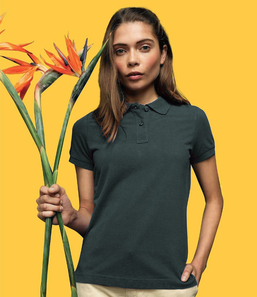 Asquith & Fox AQ020 Ladies Polo Shirt Short Sleeve Cotton Slate