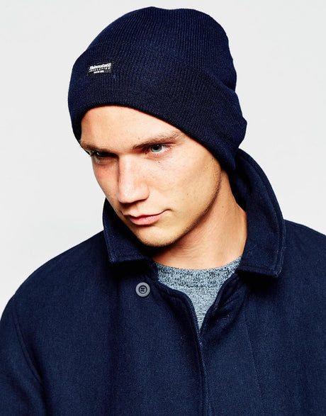 Thinsulate Extra Warmth Comfortable Navy Woolly Hat