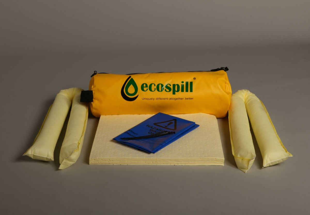 Ecospill C1280020 20L Chemicals Spill Cleaning Kit Emergency Response Kit With Carry Bag