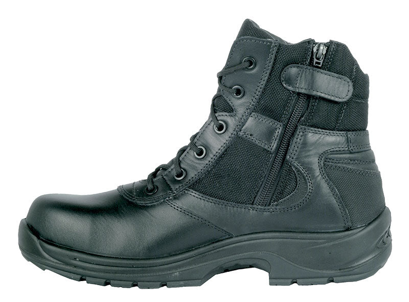 Cofra Police Non Metallic Resistant to +300°C S3 Safety Boot With Side Zip
