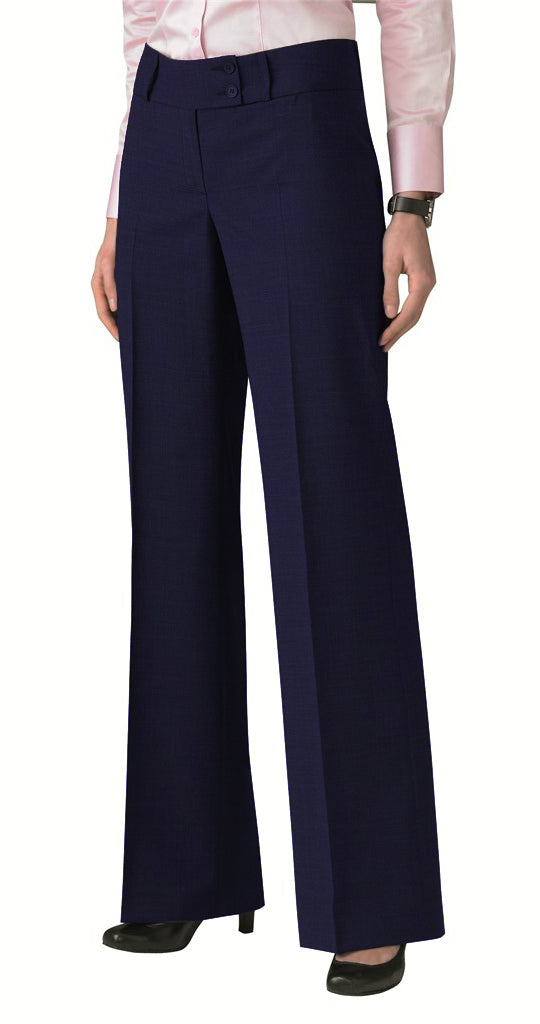 ClubClass Endurance Brompton Navy Flared Leg Ladies Corporate Trousers