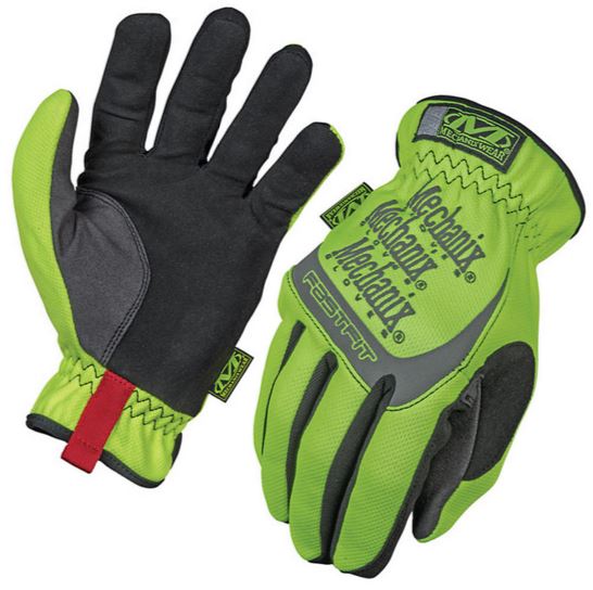Mechanix SFF-91-010 Safety FastFit Hi-Viz Gloves Automotive Racing Tactical