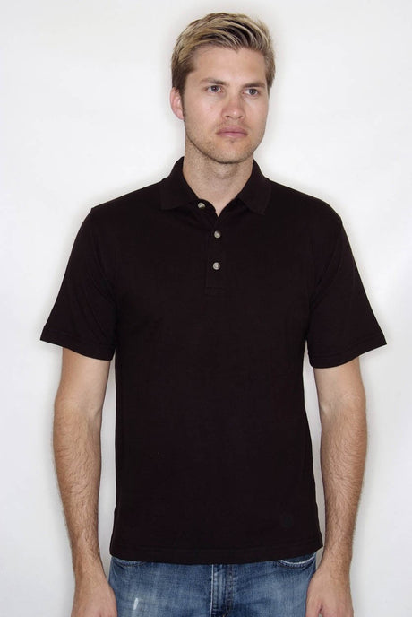 Henbury H100 Stand Up Collar T-Shirt Uniform Cotton Piquet Polo Shirt