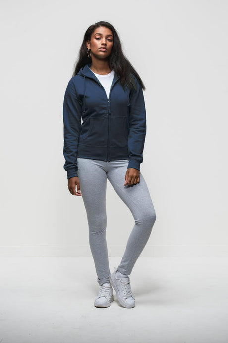 AWDis JH055 Girlie Zoodie Ladies Hooded Sweatshirt French Navy