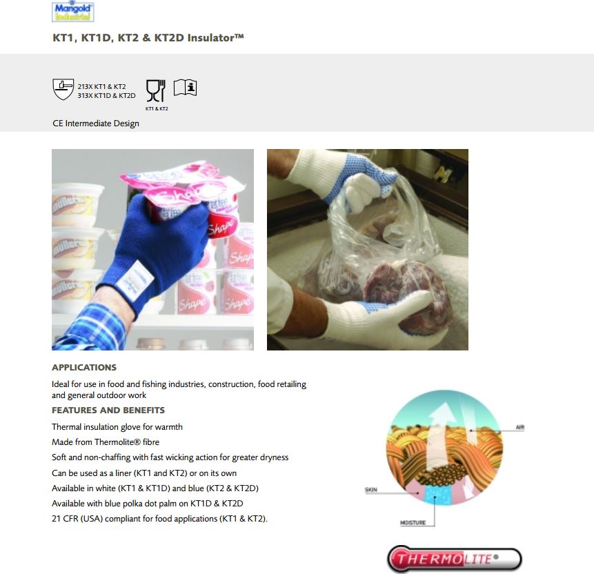 Marigold Insulator Kt1 Glove