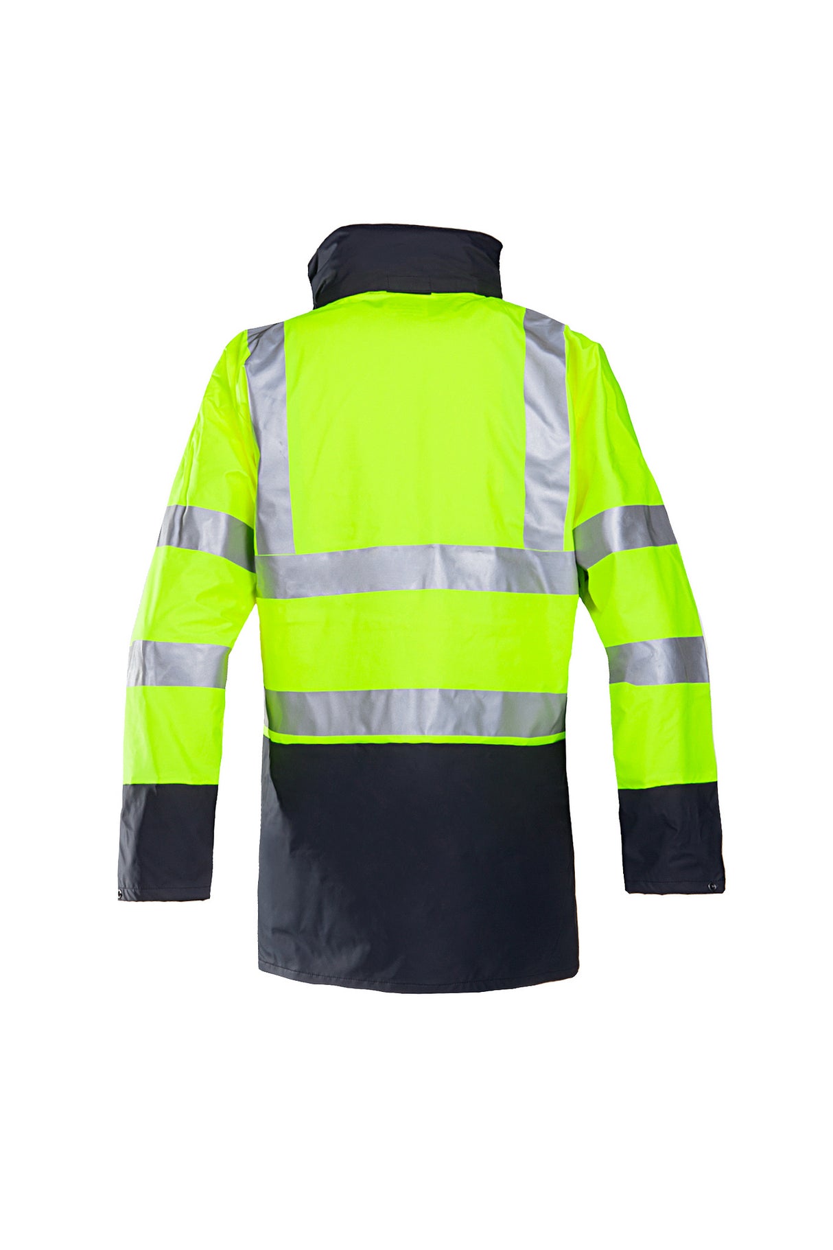 Sioen Marianis Hi-Vis Winter Rain Jacket with Detachable Bodywarmer Yellow/Navy 6833
